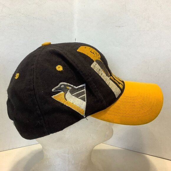Vintage Pittsburgh Penguins Snapback Hat AJD Tag SEE PICS - Picture 3 of 10